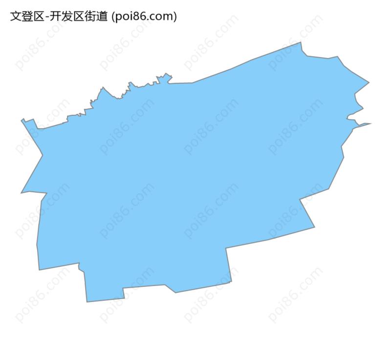 开发区街道边界地图