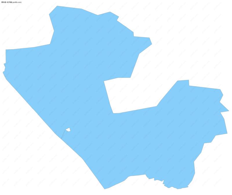 和平镇边界地图