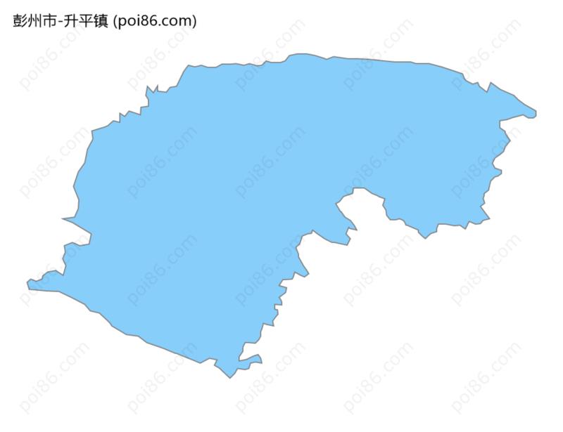 升平镇边界地图