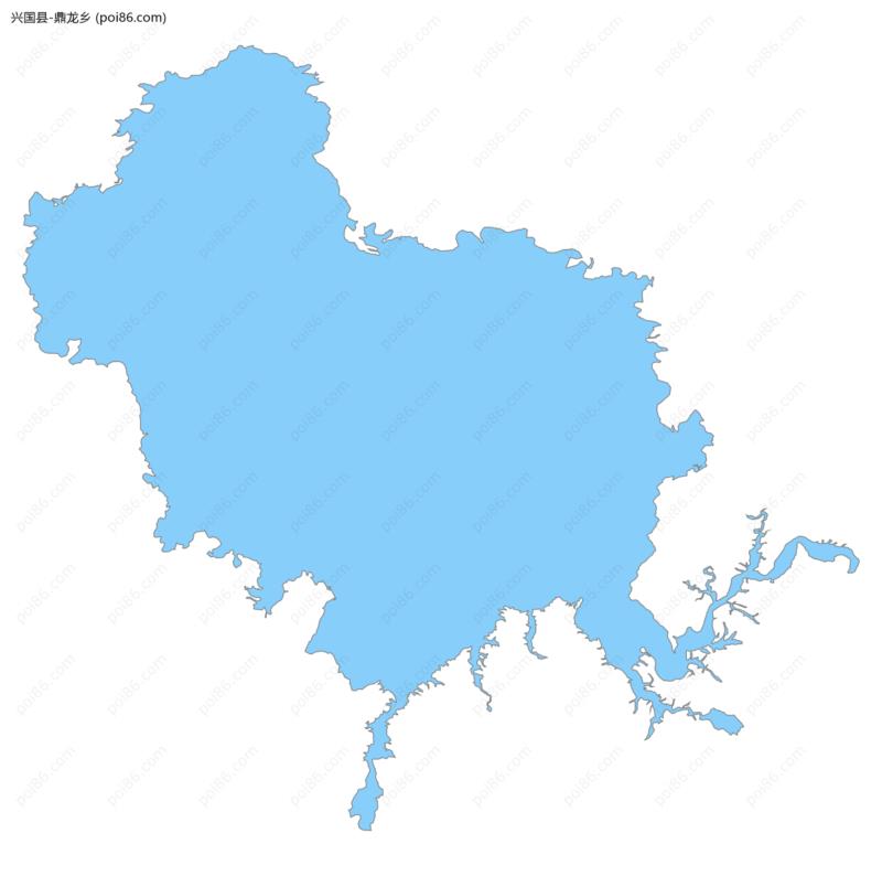 鼎龙乡边界地图