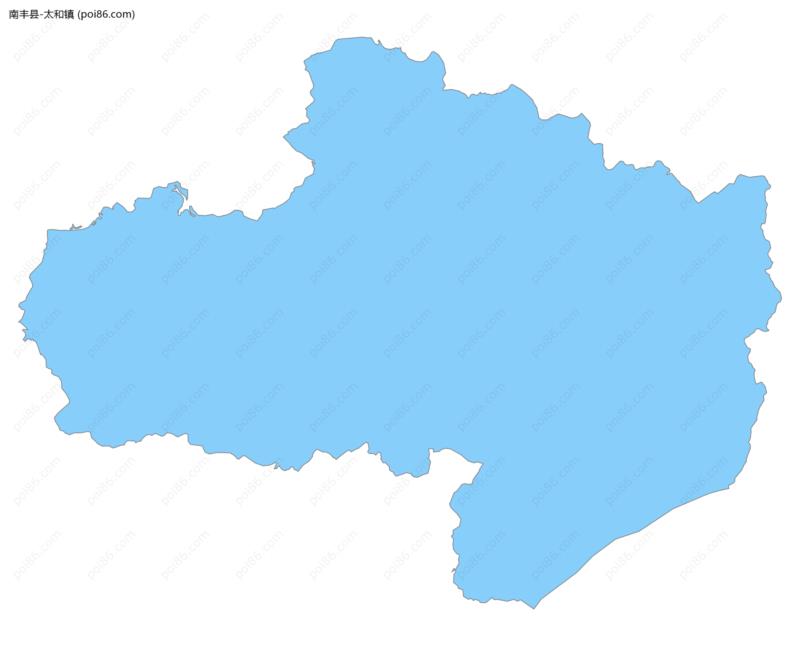 太和镇边界地图