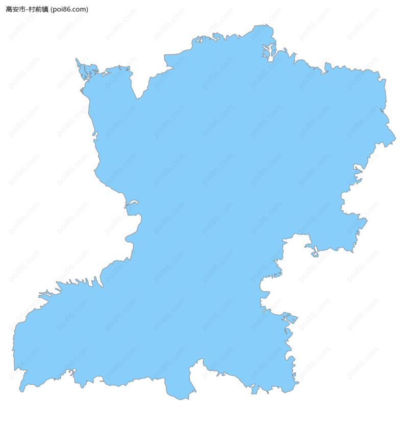 村前镇边界地图