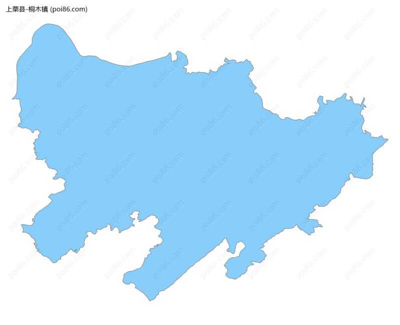 桐木镇边界地图