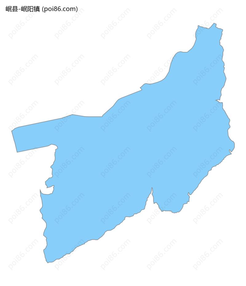 岷阳镇边界地图