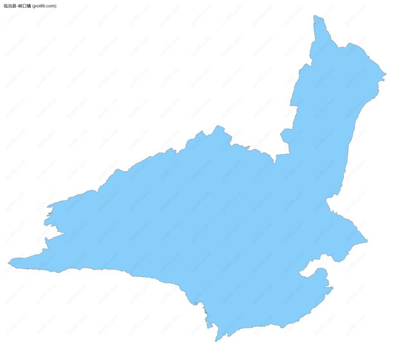 峡口镇边界地图