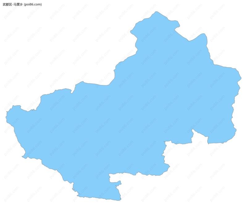 马营乡边界地图