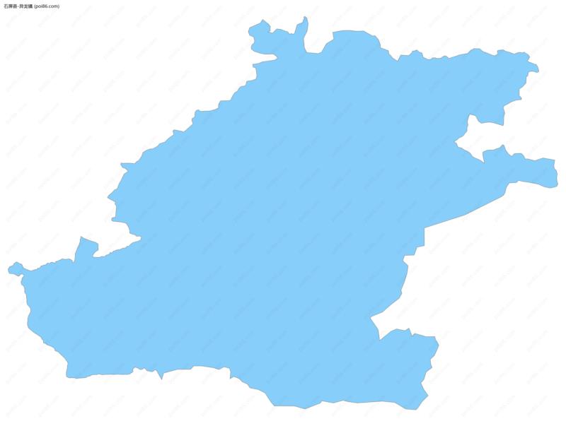 异龙镇边界地图