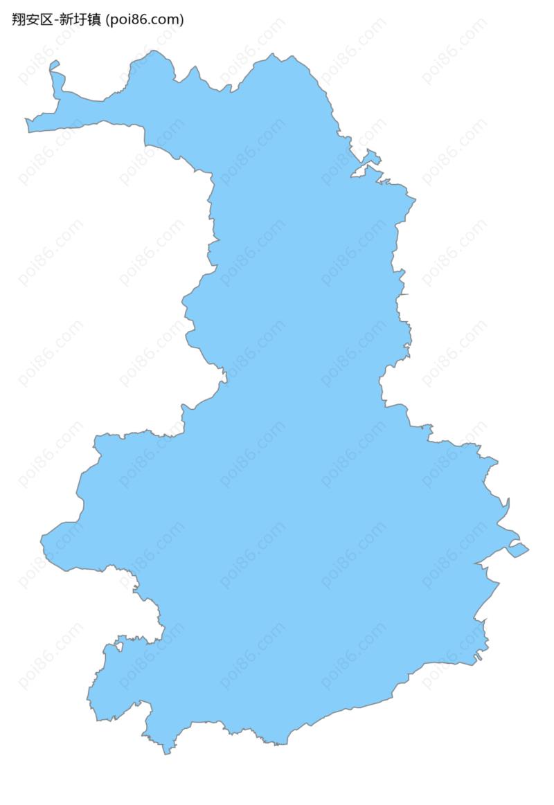 新圩镇边界地图