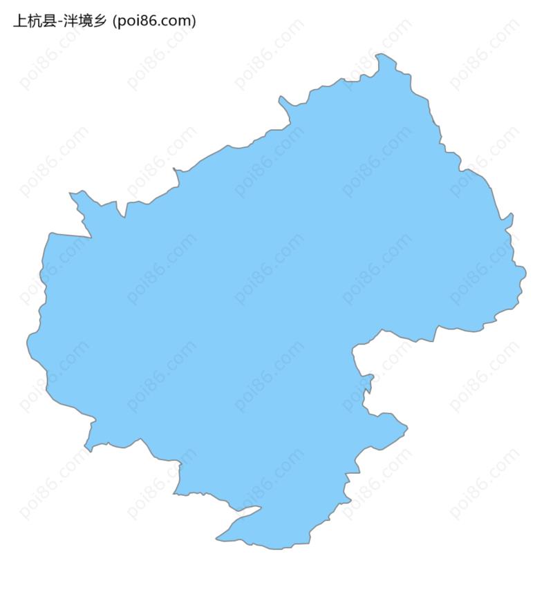 泮境乡边界地图