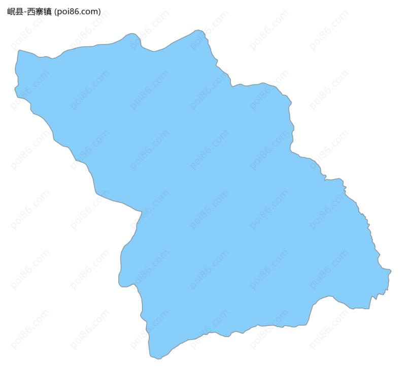 西寨镇边界地图