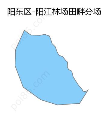 阳江林场田畔分场边界地图