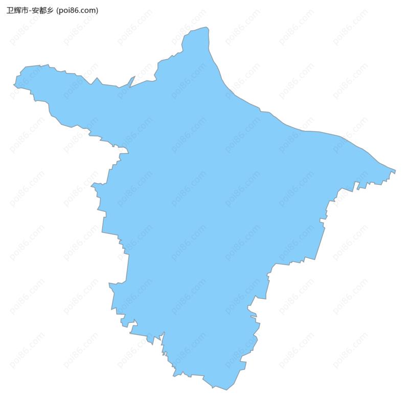 安都乡边界地图