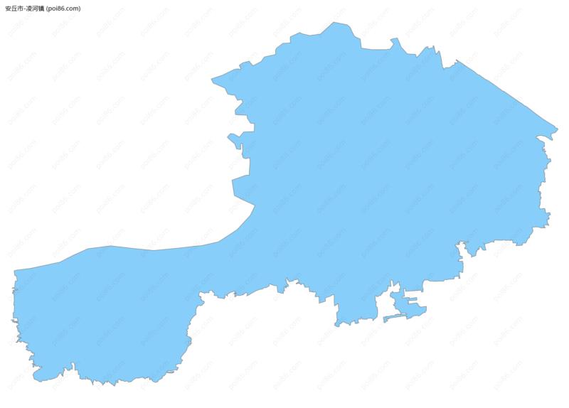 凌河镇边界地图