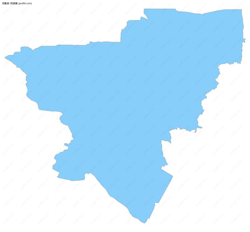 西渠镇边界地图