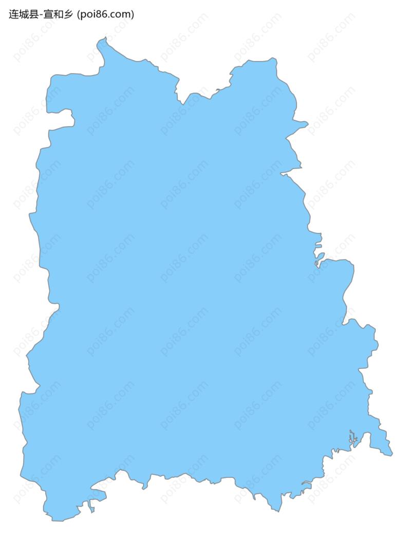 宣和乡边界地图