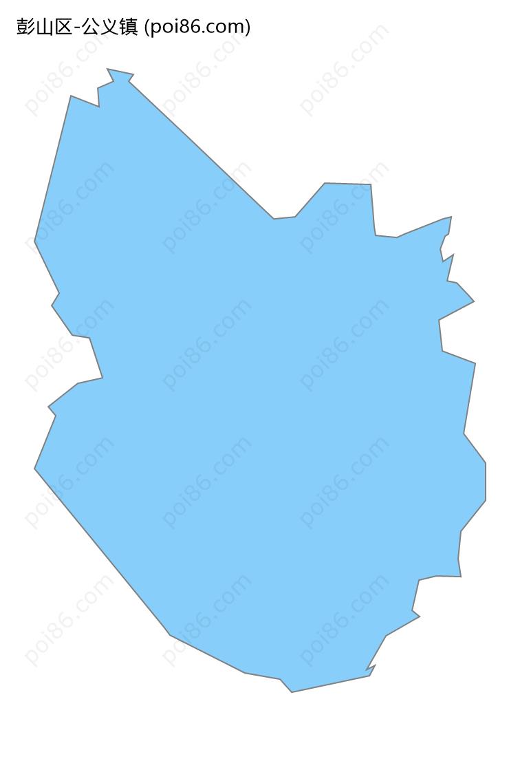 公义镇边界地图