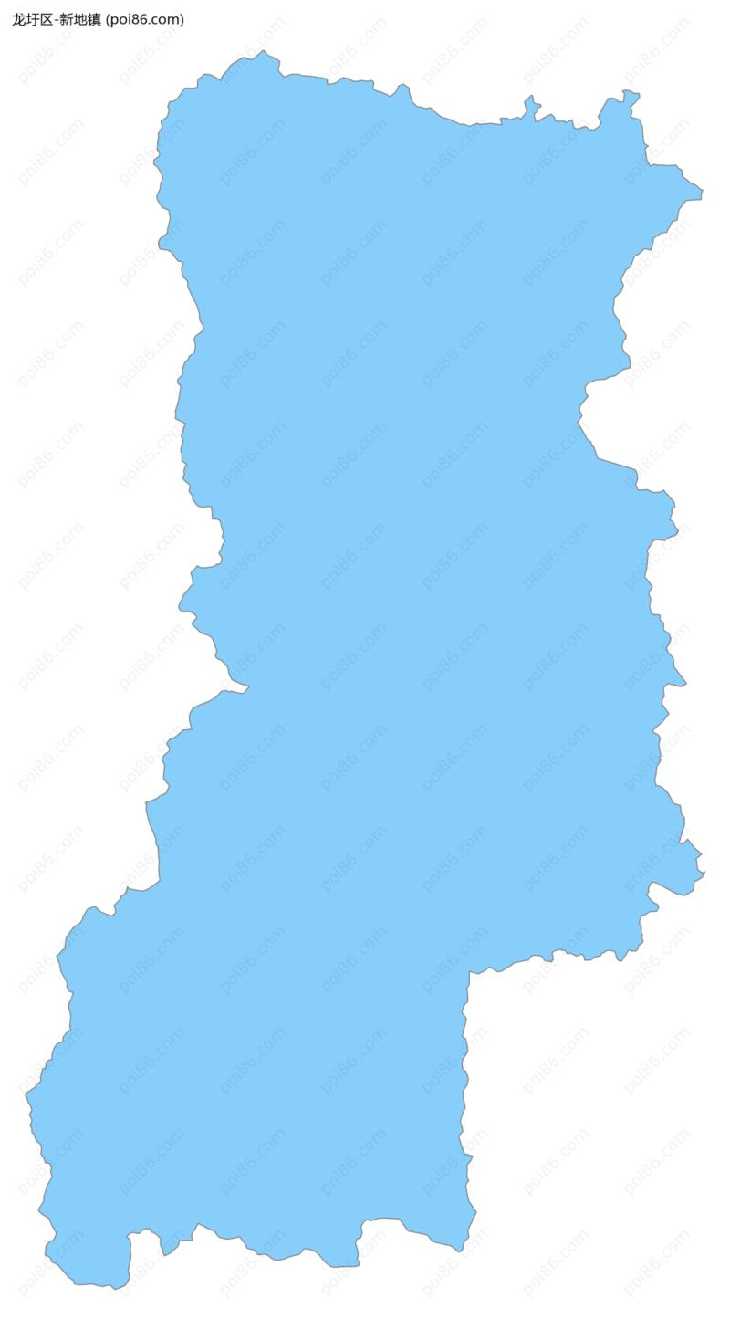 新地镇边界地图