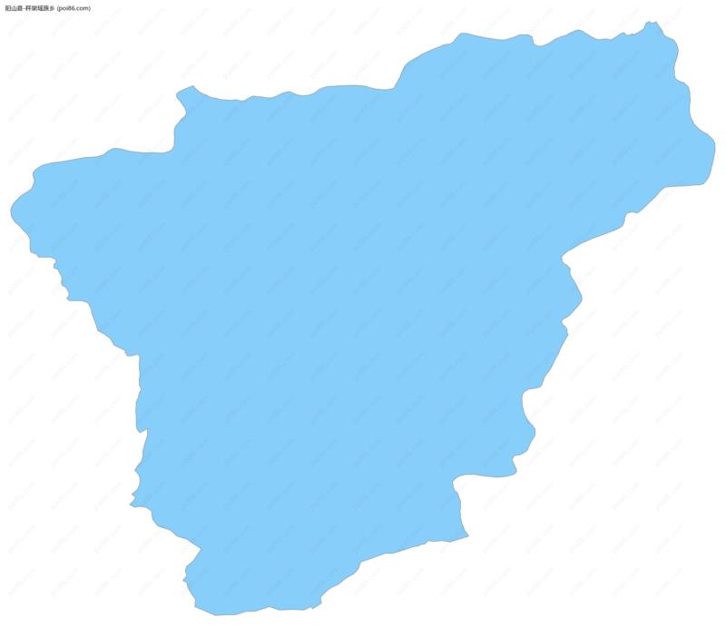 秤架瑶族乡边界地图