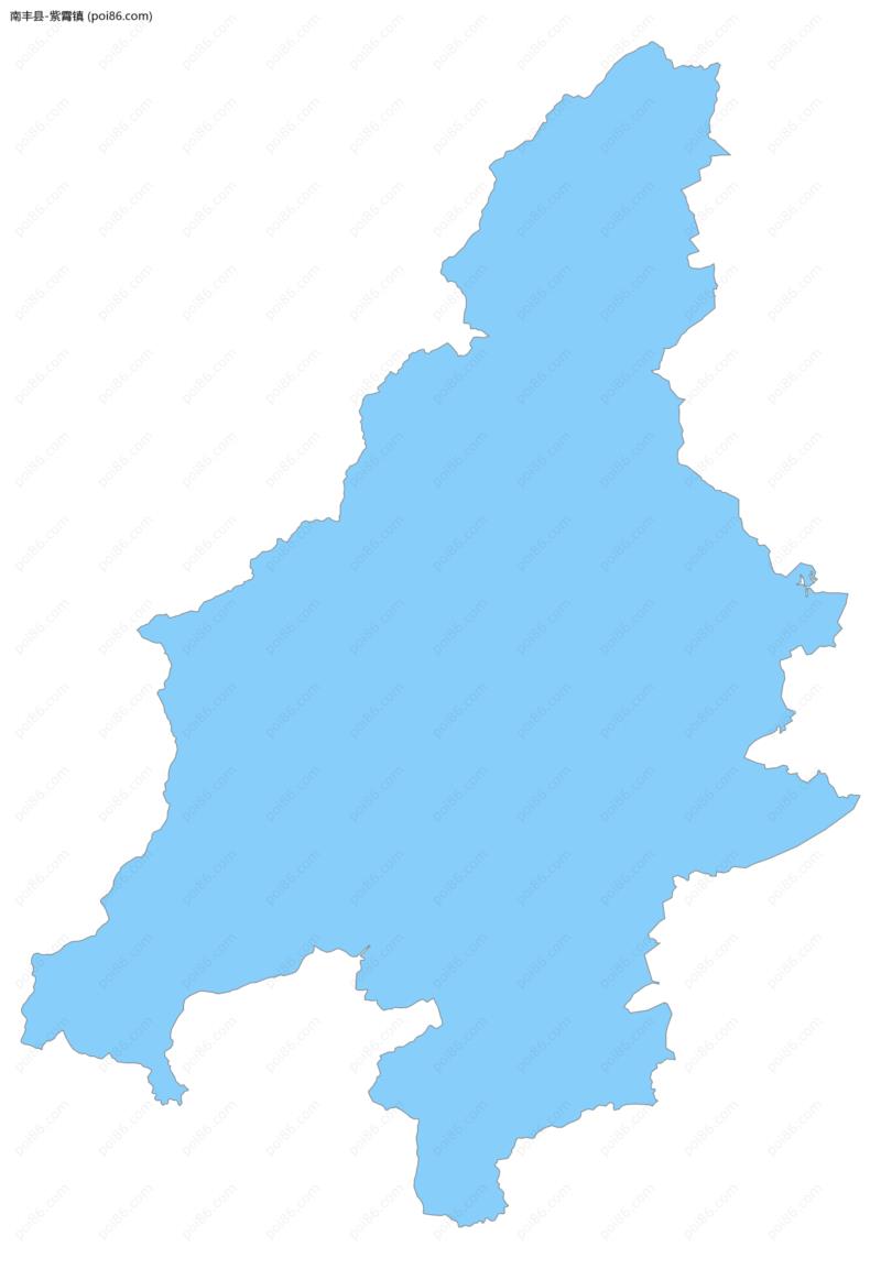 紫霄镇边界地图