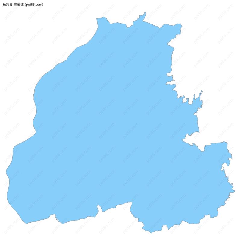 泗安镇边界地图