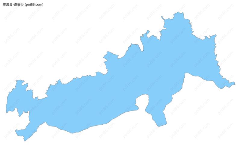 盘安乡边界地图