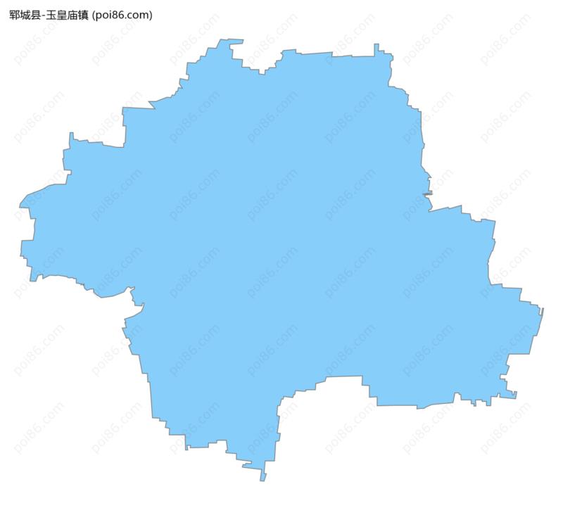 玉皇庙镇边界地图