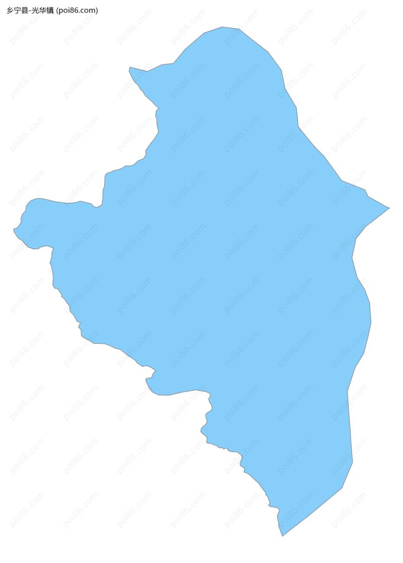 光华镇边界地图