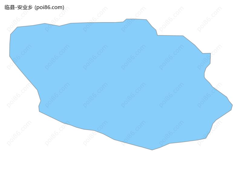 安业乡边界地图