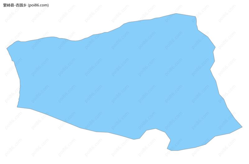 杏园乡边界地图