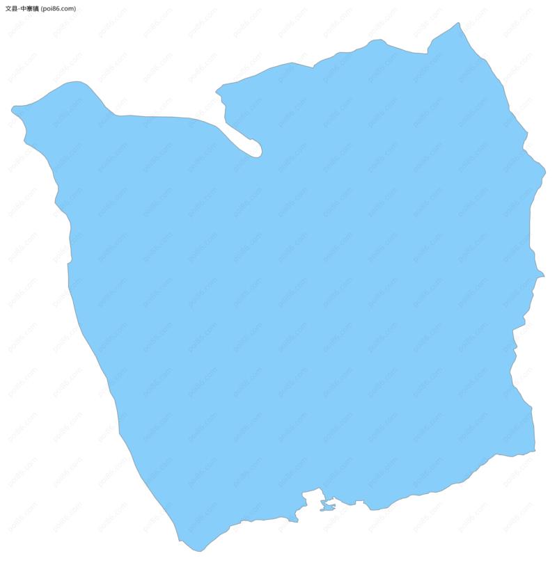 中寨镇边界地图