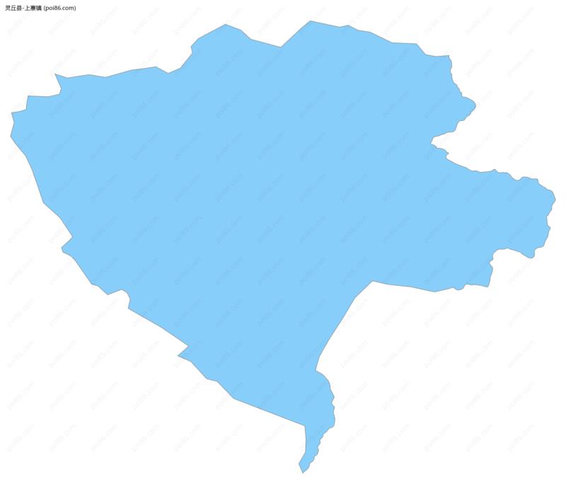 上寨镇边界地图