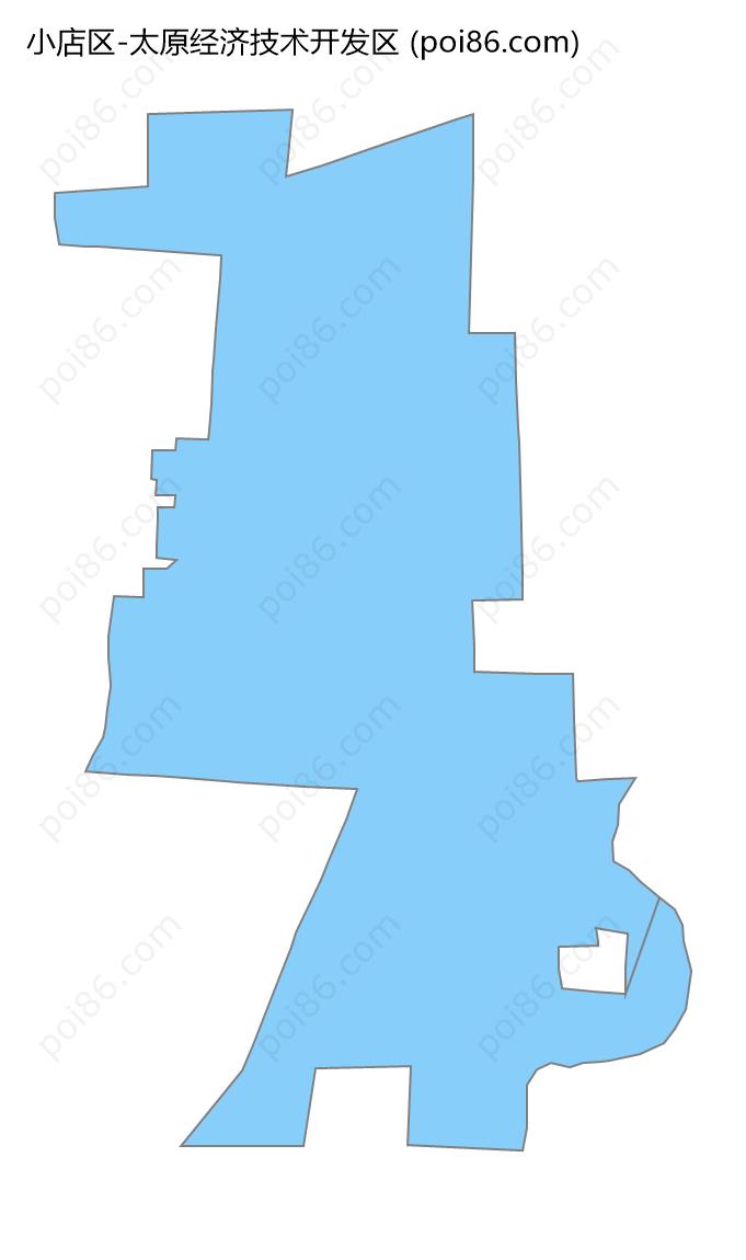 太原经济技术开发区边界地图