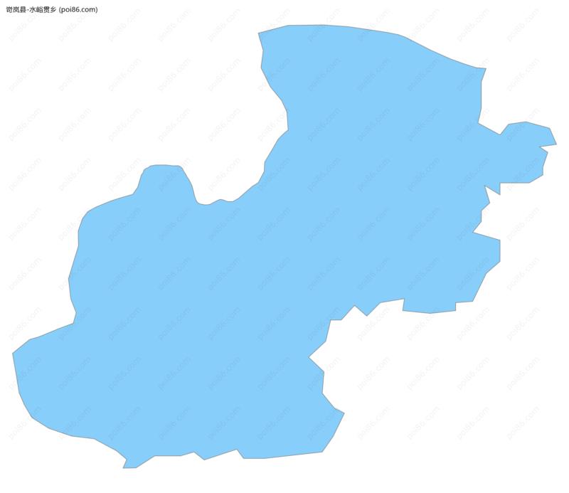 水峪贯乡边界地图