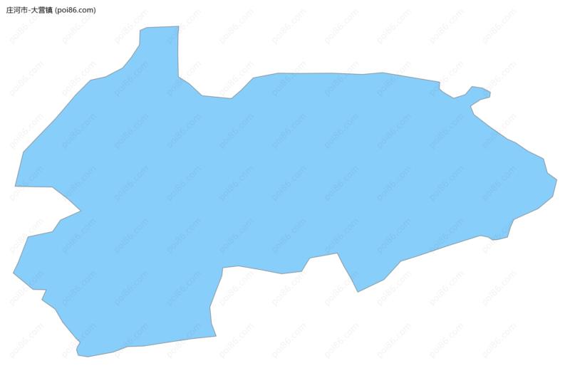 大营镇边界地图