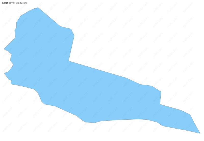 太平川边界地图