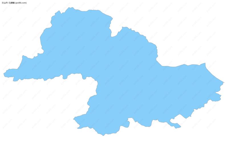 马塘镇边界地图