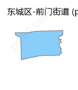 前门街道POI数据-东城区POI数据-北京城区POI数据-北京市POI数据-POI数据
