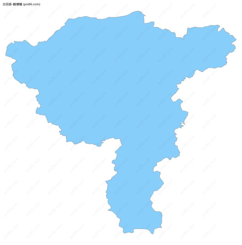 鹤塘镇边界地图