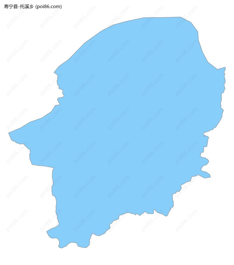 托溪乡边界地图