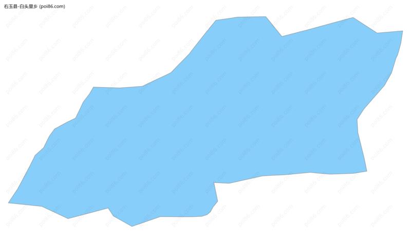 白头里乡边界地图