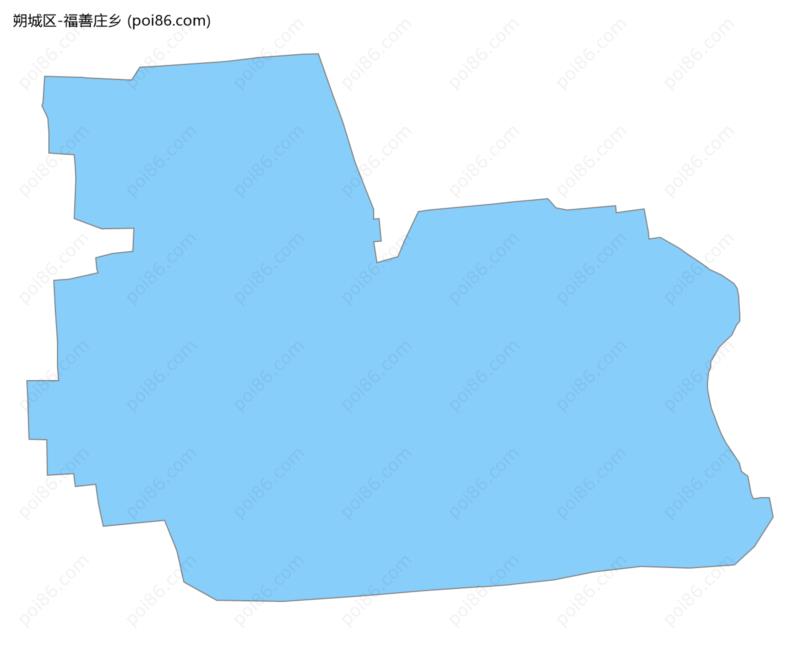 福善庄乡边界地图