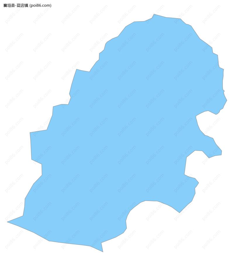 夏店镇边界地图