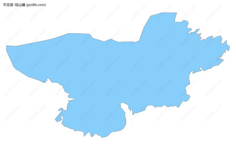 冠山镇边界地图