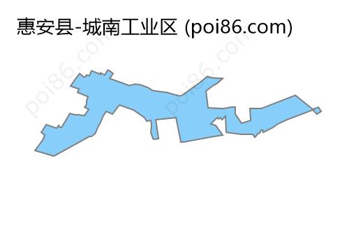 城南工业区边界地图