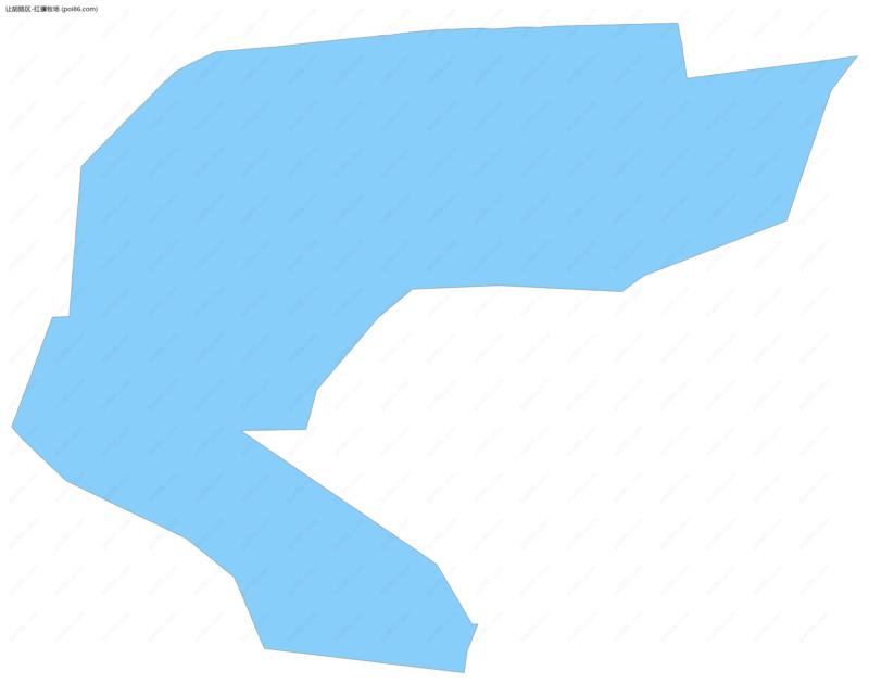 红骥牧场边界地图