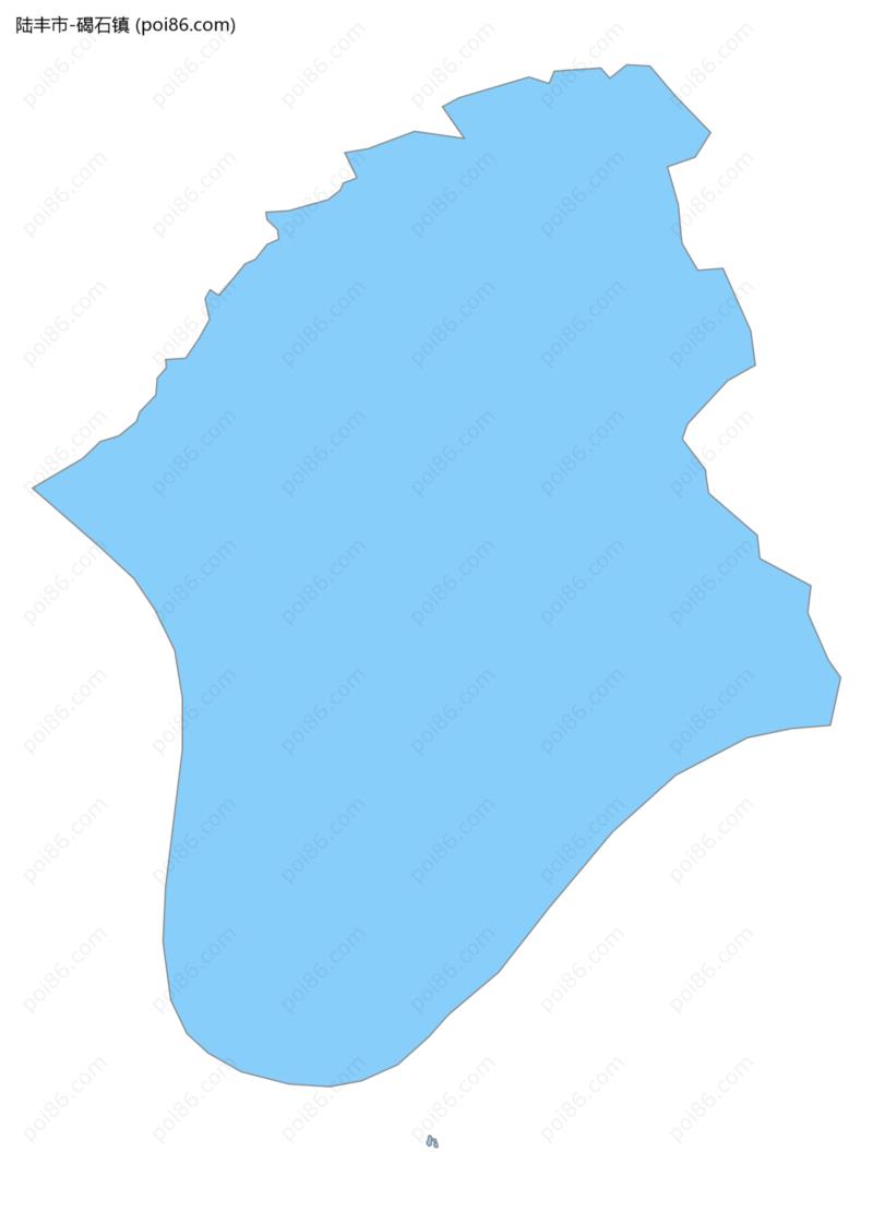 碣石镇边界地图