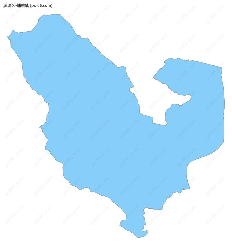 埔前镇边界地图