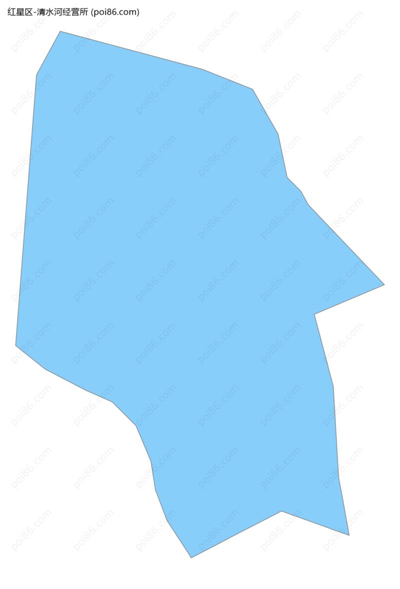 清水河经营所边界地图