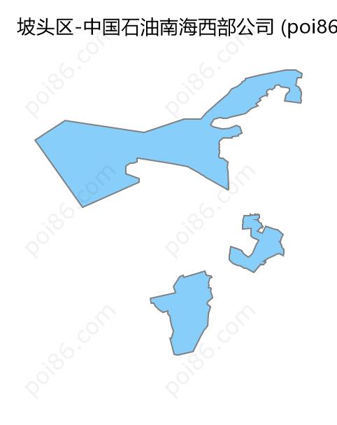 中国石油南海西部公司边界地图