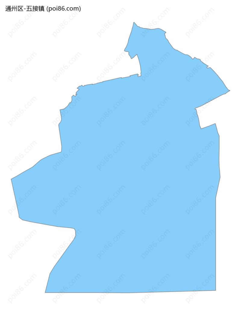 五接镇边界地图